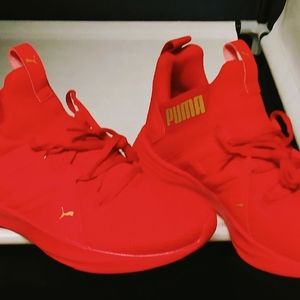 Men's Red 4 0 Puna Athletic Shoes size 8